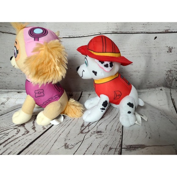 8 Inch Paw Patrol Plush Stuffed Animal Marshall & Skye - Picture 4 of 9